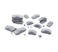 EnderToys Terrain4Print - Junk Cars - Juego de rol de mesa impreso en 3D y terreno de juego de guerra, miniaturas de 28 mm