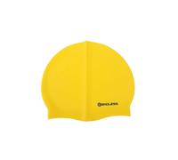 Endless EL1019 Classic Comfortable Plain Silicon Swimming Cap | Yellow | Material : Silicon | Elastic Waterproof Swimming Cap for Long and Short Hair with Thicker Edge | For Adults, Women and Men