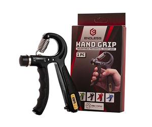 Endless EL1041 - Agarre de mano ajustable de 5 kg a 60 kg de nivel de resistencia con contador | Equipo de ejercicio para uso en casa y gimnasio para ejercitar la fuerza de la mano y los dedos |