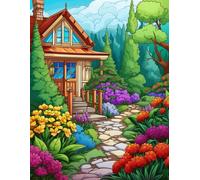 Endless Gardens: 500 Pages of Coloring Magic kids or adults.: A massive collection of floral and garden art.