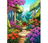Endless Gardens: 500 Pages of Relaxing Coloring for All Ages.: A giant collection of relaxing floral illustrations.
