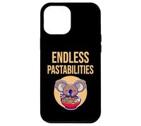 Endless Pastabilities, Cool Koala Eats Pasta Illustration Carcasa para iPhone 12 Pro MAX