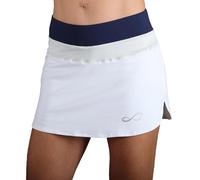 Endless Race Falda Mujeres-blanco,azul Oscuro