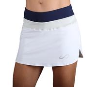 Endless Race Falda Mujeres-blanco,azul Oscuro Blanco - M M