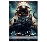 Endless Space - Zeitreisen in die unendlichen Weites des Weltraums (Wandkalender 2026 DIN A2 hoch), CALVENDO Monatskalender: Ein atemberaubender ... unermesslichen Tiefen des Weltraums mitnimmt