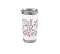 Endless Trust Shibari Rope Kinky BDSM Vaso térmico de acero inoxidable de doble pared