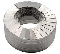 endmanschette Cinturón de segmento 18mm x 5mtr ALUMINIO VIRGEN PLATA