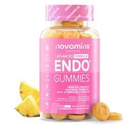 Endo Gominolas | Inositol, Sauzgatillo | 60 Gominolas | Novomins | con Vitamina B6, Cúrcuma y Probióticos Mujer Flora Intima | Vegano y Sin Gluten | Myo Inositol para Equilibrio Hormonal