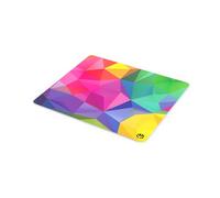 ENDORFY Alfombrilla de ratón Crystal Spectrum L, 450 x 400 mm, tamaño L, guía para ratón Lisa, Borde Impreso, Base de Goma Antideslizante, diseño Elegante