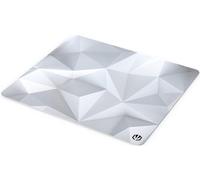 Endorfy Alfombrilla de ratón Crystal Onyx White L 450×400 mm Base goma antideslizante, borde impreso