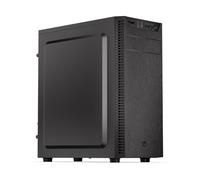 ENDORFY Armis 100 Solid, pequeña Caja ATX para PC, Ventilador de 120 mm Incluido, GPU de hasta 335 mm, disipador de CPU de 165 mm máx., Panel Frontal 2X USB-A, Lector de Tarjetas de Memoria, EY2A015