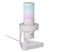 ENDORFY Axis Streaming Onyx White, micrófono omnidireccional, retroiluminación RGB | EY1B007