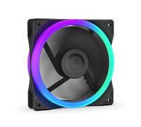 ENDORFY Corona 120 Reverse - Ventilador para PC (120 mm, aspas inversas, iluminación ARGB de doble cara, rango PWM 200-1600 rpm, modo semipasivo, rodamientos FDB)