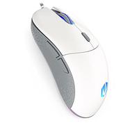 ENDORFY GEM Onyx White, Ratón Ligero para Juegos, Sensor PixArt PMW3325, 8000 dpi, interruptores Kailh GM 4.0 | EY6A012
