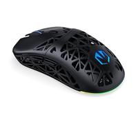 ENDORFY Liv Plus Wireless, ratón para Juegos, ratón inalámbrico, diseño Ultraligero (69 g), 26.000 PPP máximos, PixArt PAW3395, 2,4 GHz, BT, USB-A, estación de Carga en Set, EY6A016