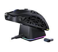 ENDORFY Liv Plus Wireless, ratón para Juegos, ratón inalámbrico, diseño Ultraligero (69 g), 26.000 PPP máximos, PixArt PAW3395, 2,4 GHz, BT, USB-A, estación de Carga en Set, EY6A016