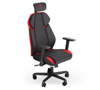 ENDORFY Meta RD Silla Gaming Asiento Acolchado Negro, Rojo