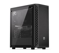 ENDORFY Signum 300 Air, Caja ATX para PC, Panel Frontal de Malla, Panel Lateral de Cristal Templado, Ventilador PWM de 4x120mm Incluido, GPU de hasta 325mm, Filtro Antipolvo extraíble, EY2A005
