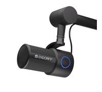 ENDORFY Solum Studio, grabación de Alta resolución Estudio, Tap-to-Mute con indicador LED anular, Membrana Dorada de 20 mm, Brazo de Estudio Ajustable | EY1B009