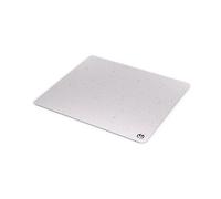 ENDORFY Stoneflow White L - Alfombrilla para ratón, alfombrilla para ratón, bordes biselados, propiedades de deslizamiento equilibradas, fácil de limpiar, base de goma antideslizante, color blanco