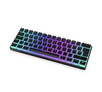ENDORFY Thock Compact Wireless DE Kailh Box Black Pudding, Conmutadores mecánicos compactos, Kailh Box Black, Keycaps de PBT, Bluetooth y 2,4 GHz inalámbrico, disposición Alemana QWERZ | EY5D002