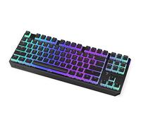 ENDORFY Thock TKL Wireless Red Pudding, Kailh Box Red Linear Switches, PBT Pudding Keycaps Wireless Keyboard 2.4 GHz and Bluetooth, TKL 80% Mechanical Keyboard, QWERTY Layout | EY5A119