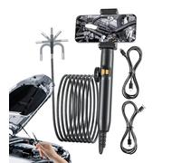 Endoscope Camera with Light, Industrial Snake Scope, High Resolution Lens, Flexible Cable Design, Waterproof Inspection Tool for HVAC Ducts, Electrical Equipment, Plumbing, Industrial Systems