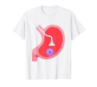 Endoscopia GI Enfermera Endo Tech Camiseta gráfica económica, Hombre, Blanco, S