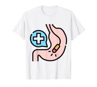 Endoscopia GI Enfermera Endo Tech Camiseta gráfica económica, Hombre, Blanco, S