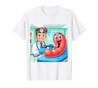 Endoscopia GI Enfermera Endo Tech Camiseta gráfica económica, Hombre, Blanco, XL