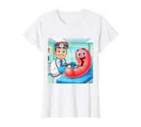 Endoscopia GI Enfermera Endo Tech Camiseta gráfica económica, Mujer, Blanco, L