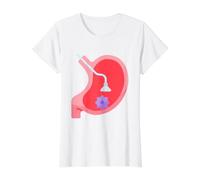 Endoscopia GI Enfermera Endo Tech Camiseta gráfica económica, Mujer, Blanco, M