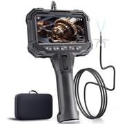 Endoscopio articulado con rotación de 210° y zoom de 8X, endoscopio de inspección de 5 pulgadas IPS, endoscopio industrial con lente de 6.2 mm (N506-S 6.2 1.5M)