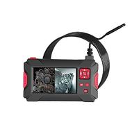 Endoscopio Boroscopio Industrial Giratorio De 360 Grados, Lente Dual De 8MM, Cámara De Inspección Digital For Coches IPS LCD De 4,3 "con 8 LED Cámara Inspección Profesional(5m)