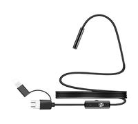 Endoscopio De Alta Definición - Cámara Industrial Impermeable 3 En 1, Herramienta De Inspección Android | Endoscopio Flexible Portátil Para Tubos Electrónicos, Dispositivo De Inspección De Tubos De
