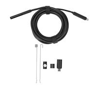 Endoscopio de tubería HD de lente única 1920x1440 Resolución 30 fps Focus automático Borescopio industrial con 6 luces LED impermeables IP67 para Android iOS PC USB Tipo C OTG