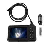 Endoscopio Industrial 1080P Cámara de Inspección 8mm, Pantalla LCD 4.3 Pulgadas, Resistente al Agua IP67, Cámara para Alcantarillado con 8 Luces LED, Cable de 2m - Alta