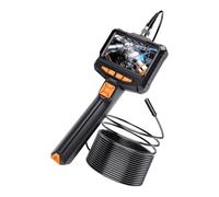 Endoscopio industrial de alta resolución con cámara CMOS de 100 W, sonda impermeable, cable flexible, fácil operación para inspección, cámara de inspección impermeable para reparación de tuberías