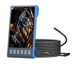 Endoscopio Industrial De Lente Única Ultrafino De 3,9 Mm, Cámara De Inspección Con Pantalla Grande IPS De 7", Cámara Tipo Serpiente Resistente Al Agua IP67(1M)