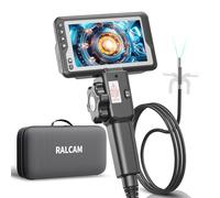Endoscopio Industrial Endoscopio para Móvil - Ralcam Cámara de Inspección Pantalla LCD IPS de 4,5" HD 720P Boroscope USB con 5,5mm Endoscopica con 6 LED Ajustables Boroscopio para Teléfono Android IOS