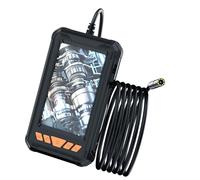 Endoscopio industrial impermeable con pantalla de 4.3 pulgadas, lente de 200 MP, iluminación LED para diagnósticos claros del motor, endoscopio impermeable