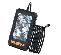 Endoscopio industrial impermeable con pantalla de 4.3 pulgadas, lente de 200 MP, iluminación LED para diagnósticos claros del motor, endoscopio impermeable