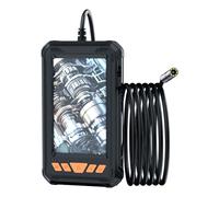 Endoscopio industrial impermeable con pantalla de 4.3 pulgadas, lente de 200 MP, iluminación LED para diagnósticos claros del motor, endoscopio impermeable