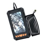 Endoscopio industrial impermeable con pantalla de 4.3 pulgadas, lente de 200 MP, iluminación LED para diagnósticos claros del motor, endoscopio portátil