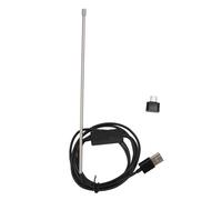 Endoscopio industrial IP67 impermeable 720P 3 en 1 con USB tipo C y micro USB, endoscopio con 6 LED para teléfono y tableta, cámara de inspección de 4,9 pies (h.ñame)