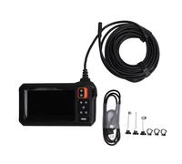 Endoscopio industrial lvifloae 1080P HD, cámara de boroscopio para tuberías, lente de 8 mm, comprobador reparación automóviles, boroscopio industrial visible con pantalla IPS