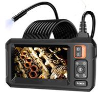 Endoscopio modular corto de 2,7 cm con cámara, endoscopio vídeo industrial 8 mm y pantalla IPS a color 4,3 pulgadas(1m)