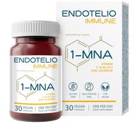 Endotelio Immune 1-MNA, NAD+ Optimizador, Antiedad con L-histidina, Zinc, Selenio, C, B6, B12, Vitaminas y Minerales para Mujeres y Hombres, Apoyo al Sistema Inmunológico, 30 Cápsulas