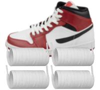 Endoto 2 Pares Cordones para Air Jordan 1/2/3/4/5/6/7/8 zapatillas, Agujetas cordón de repuesto planos Shoelaces Laces(Blanco,70 pulgadas)