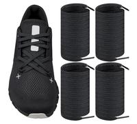 Endoto 2 Pares Cordones para On Cloud X3, X4, Shift, Cloudflow, Cloudwift, Cloudmonster Zapatillas, Cordón Planos de Repuesto Shoelaces Laces para Zapatos de Running (Negro,56 pulgadas)
